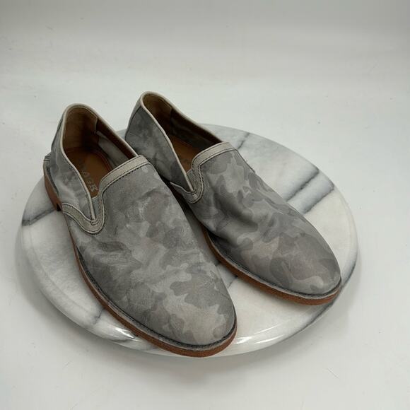 Trask grey camo leather loafers - Picture 1 of 7
